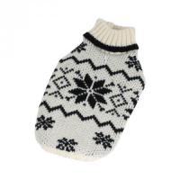 Svetr Norsko - bílá/černá