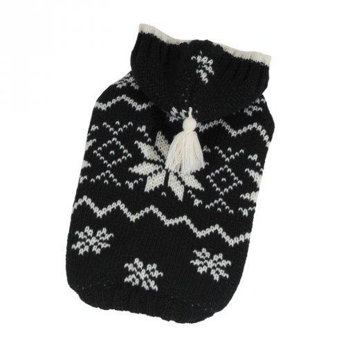 Svetr Norsko s kapucí - černá