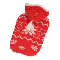 Svetr Norsko s kapucí - červená