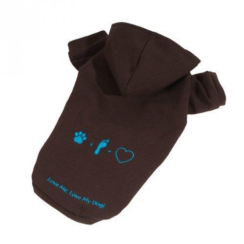 Mikina Love - hnědá