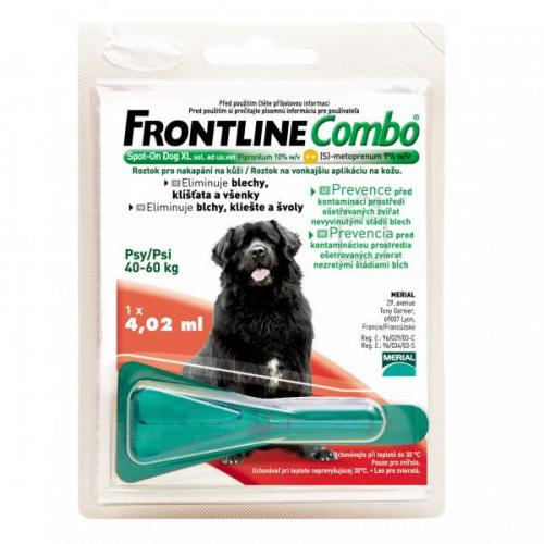 FRONTLINE Combo spot on dog XL (pro psy 40-60kg) ampule 1x 4.02ml
