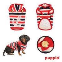 Puppia psí mikina Ocean Mist červená