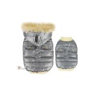 Vesta pro psy Classic Check Pretty Pet - bílá