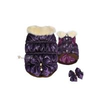 Vesta pro psy Pretty Pet Diamond Bow - fialová