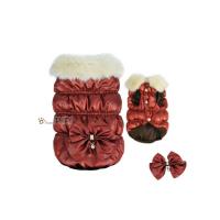 Vesta pro psy Pretty Pet Diamond Bow - červená