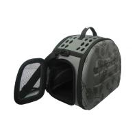 Psí taška Deluxe Pet Home tmavě šedá s potiskem