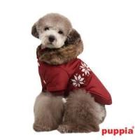 Puppia zimní bunda pro psy Wonderland vínová