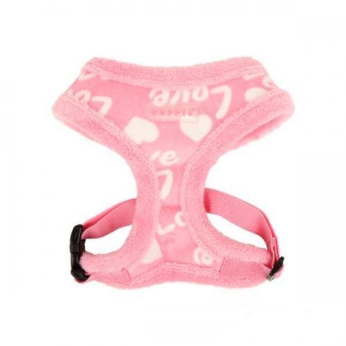 Puppia Love Letter Harness A kšíry růžová