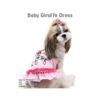 Puppy Angel šaty Baby Giraffe Dress růžové