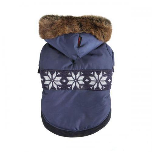 Puppia zimní bunda pro psy Wonderland modrá - XXL
