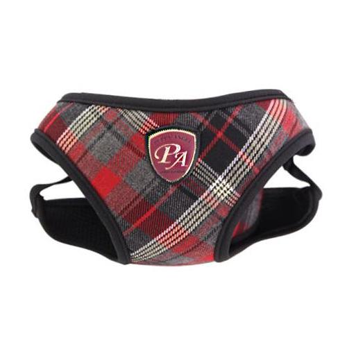 Puppy Angel Checky Fasteny kšíry - červené