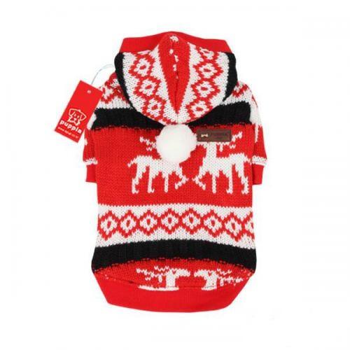 Puppia svetr Comet - červená