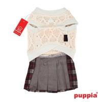 Puppia svetr se sukní Regalia - bílá