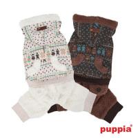 Puppia kombinéza Mushy - hnědá