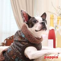 Puppia kombinéza Mushy - hnědá