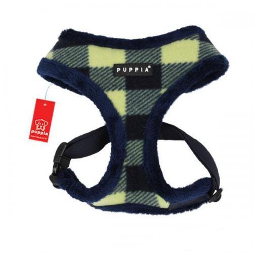 Puppia kšíry Waffle Harness A - námořnická modrá