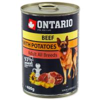 ONTARIO konzerva Beef, Potatos, Sunflower Oil 400g