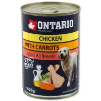 ONTARIO konzerva Chicken, Carrots, Salmon Oil 400g