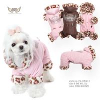 Puppy Angel kombinéza NEVAL Padded Overalls růžová