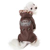 Puppy Angel kombinéza NEVAL Padded Overalls hnědá