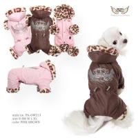 Puppy Angel kombinéza NEVAL Padded Overalls hnědá