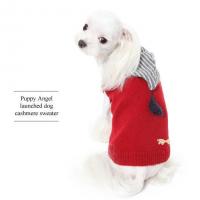 Puppy Angel psí svetr Superlambs Wool Hoodie - červená