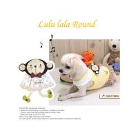 Dog Pose Lulu Lala Round tričko žlutá