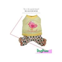 Dog Pose Free Bird overal žlutá