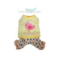 Dog Pose Free Bird overal žlutá