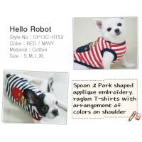 Dog Pose Hello Robot tričko námořnická modrá