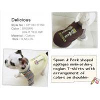 Dog Pose Delicious tričko žlutá