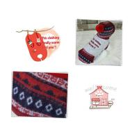 Dog Pose Feel You Knit mikina červená