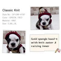 Dog Pose Classic Knit svetr červená