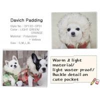 Dog Pose Davich Padding bunda oranžová