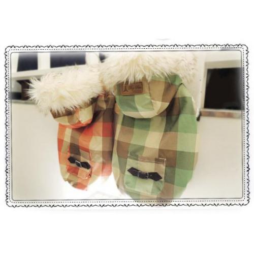 Dog Pose Davich Padding bunda zelená