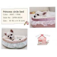 Dog Pose Princess circle pelíšek mentolová