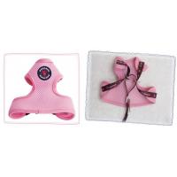 Dog Pose Air Mesh Harness kšíry růžová