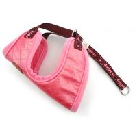 Dog Pose Quilting Easy Harness kšíry růžová