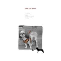 Dog Pose Quilting Easy Harness kšíry hnědá