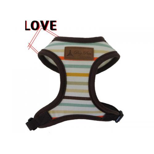 Dog Pose Fruits Harness kšíry bílá