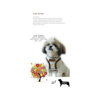 Dog Pose Fruits Harness kšíry bílá