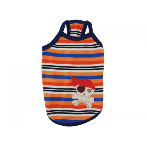 Dog Pose Pirate tričko oranžová