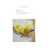 Dog Pose Bunny Bicycle mikina žlutá