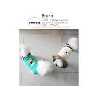 Dog Pose Bruno overal žlutá