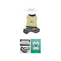 Dog Pose Bruno overal žlutá