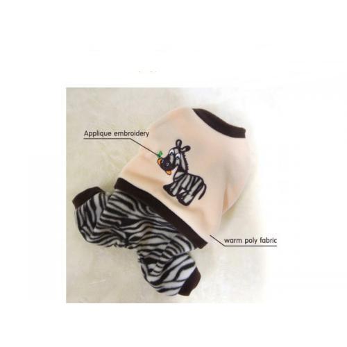 Dog Pose Zebra overal béžová