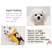 Dog Pose Agyle padding bunda červená