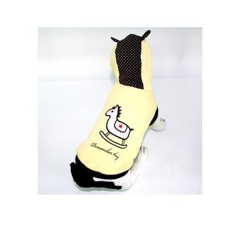 Dog Pose Remember Day mikina žlutá