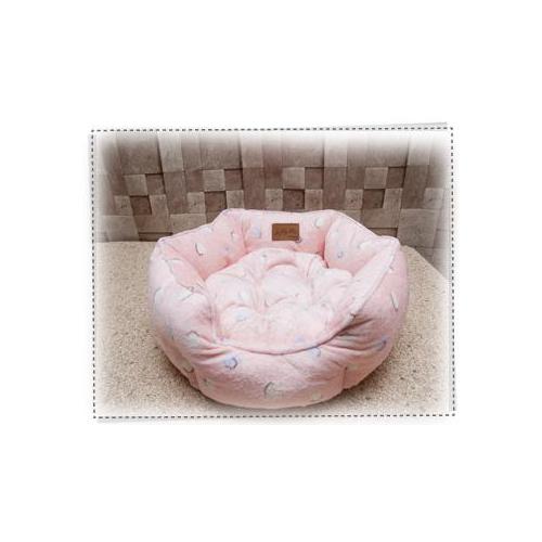 Dog Pose Smile dotty bed pelíšek růžová