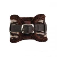 Puppia Modern Zebra neckguard obojek hnědá